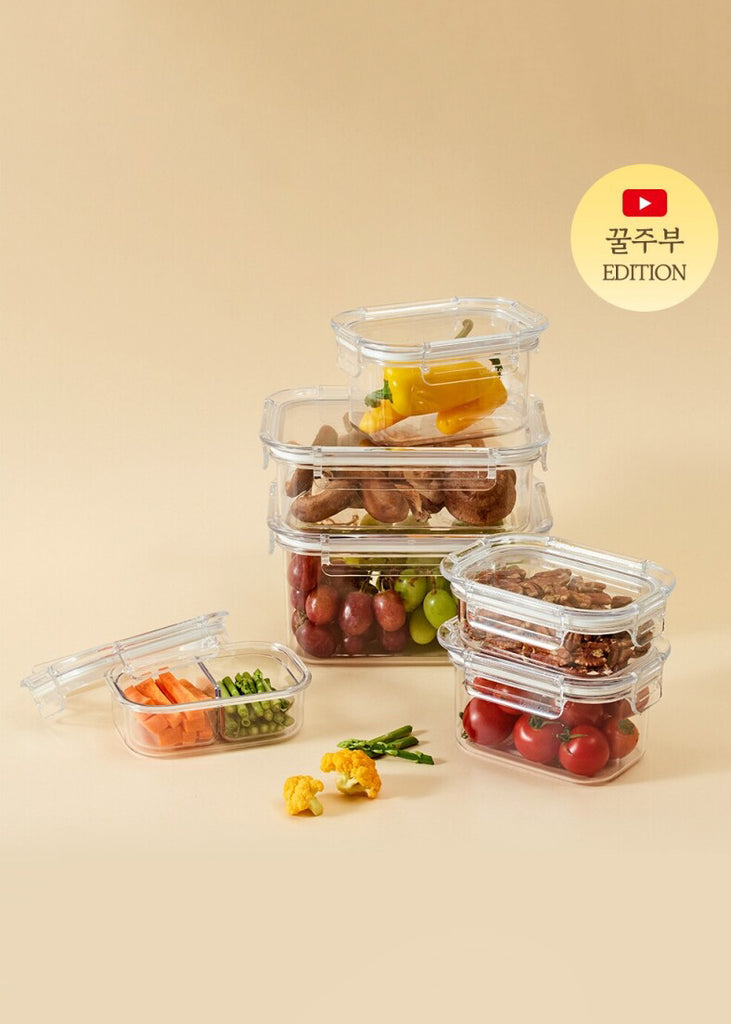 [Lock&Lock x HoneyJubu] Limited Edition All-Tritan Containers