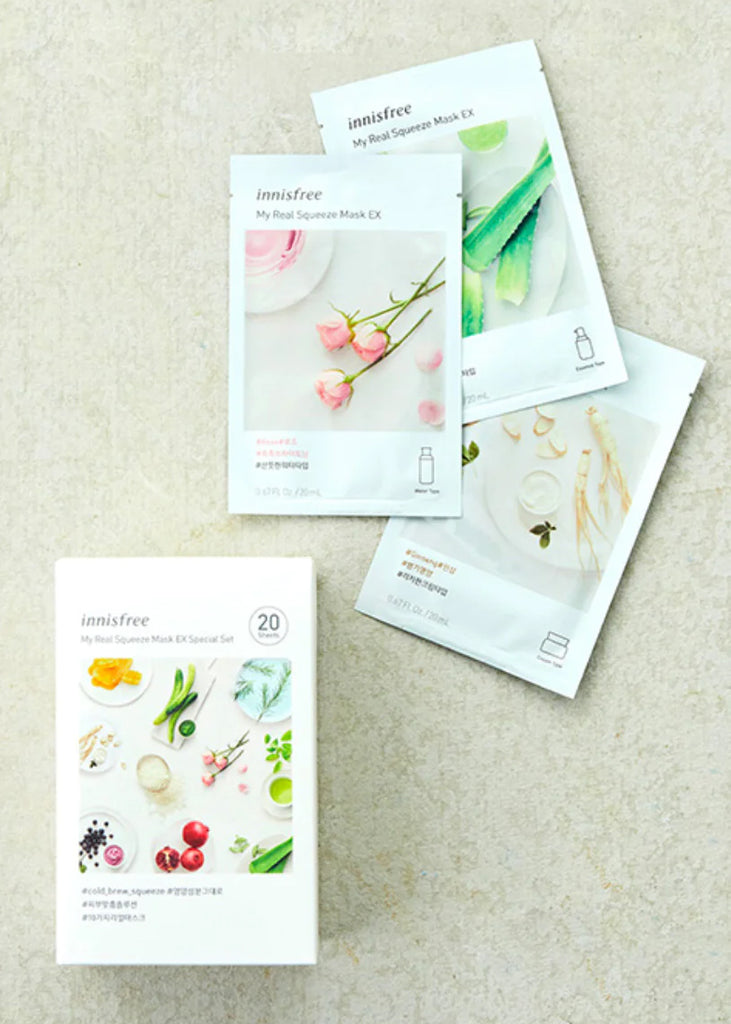 [InnisFree] My Real Squeeze Mask - Collection Box (20 Masks)