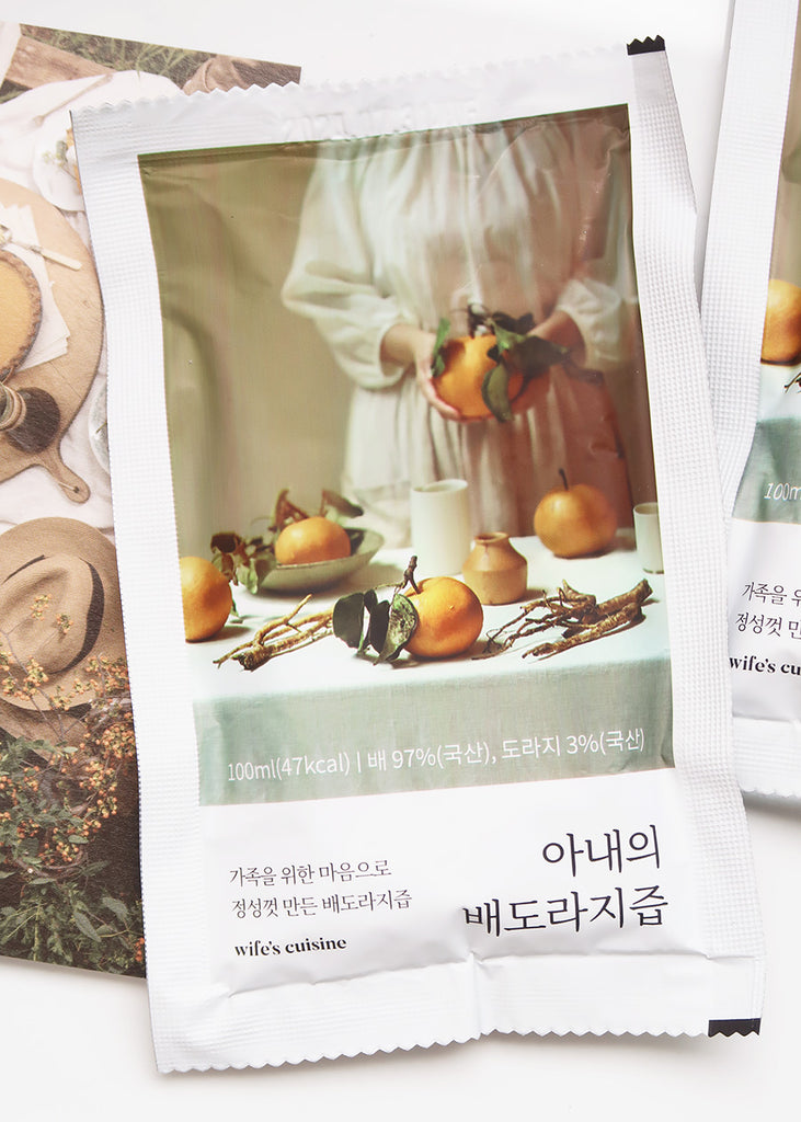 [Wife's Table] 100% Korean Pear & Balloon Flower Juice (30 Packets)