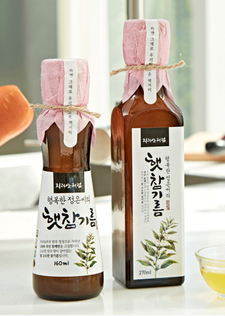 [Jirisan Chereum] 100% Korean Sesame Oil (Lightly Roasted)