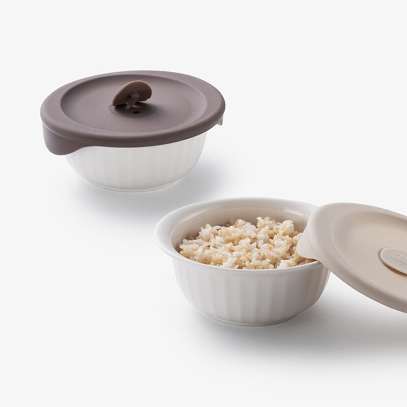 [Lock & Lock] Ceramic Rice Containers - For Microwaving (3 Sizes)