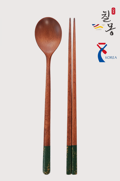 [Chilmong] Korean Ottchil Wooden Chopstick Set - Colored