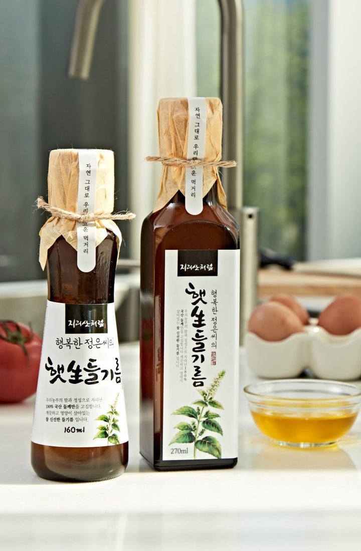 [Jirisan Chereum] 100% Korean Perilla Oil (Unroasted)