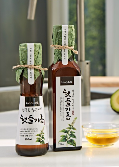 [Jirisan Chereum] 100% Korean Perilla Oil (Lightly Roasted)