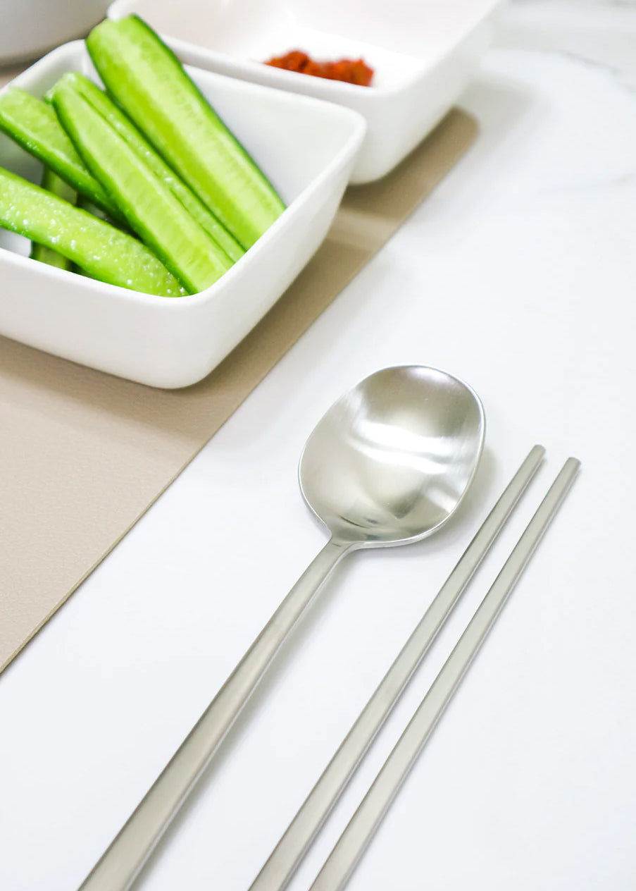 [Tackaon] Korean Stainless Steel Chopstick Set (4-Person & 6-Person Set)