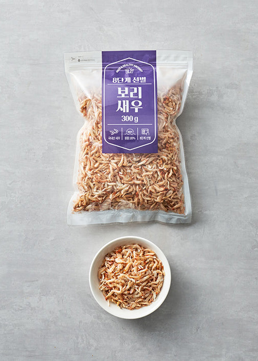 [Ieosusan] 8x Screened, Dried Korean Shrimp (3 Types)